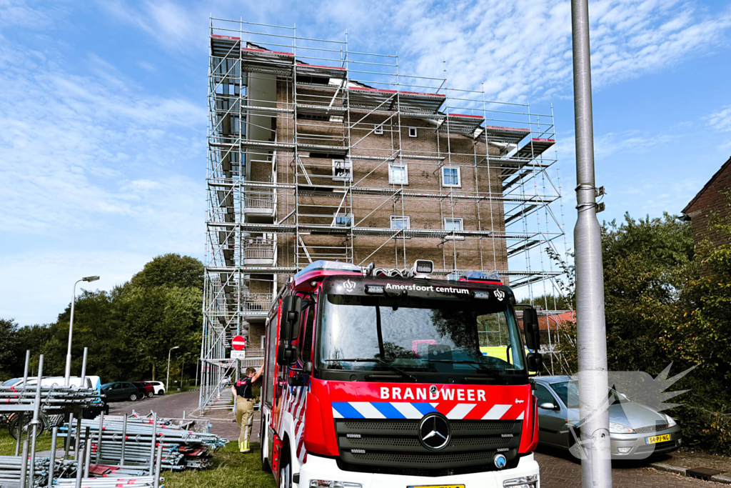 Flatwoningen ontruimd door gaslucht