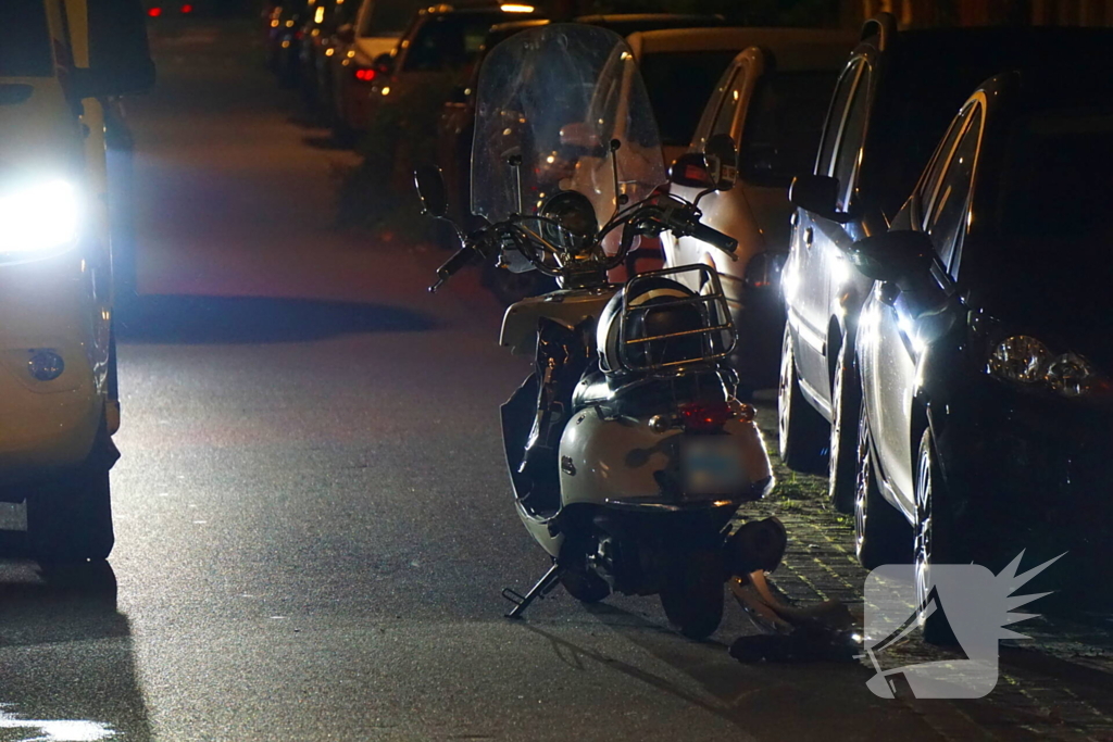 Scooterrijder gewond bij botsing met auto