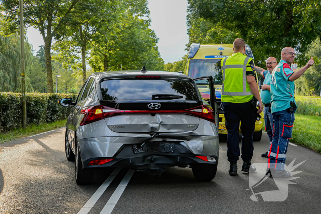 Enorme file door kop-staart botsing