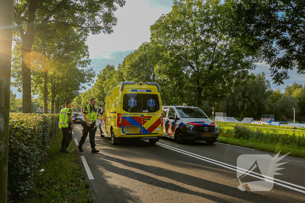 Enorme file door kop-staart botsing