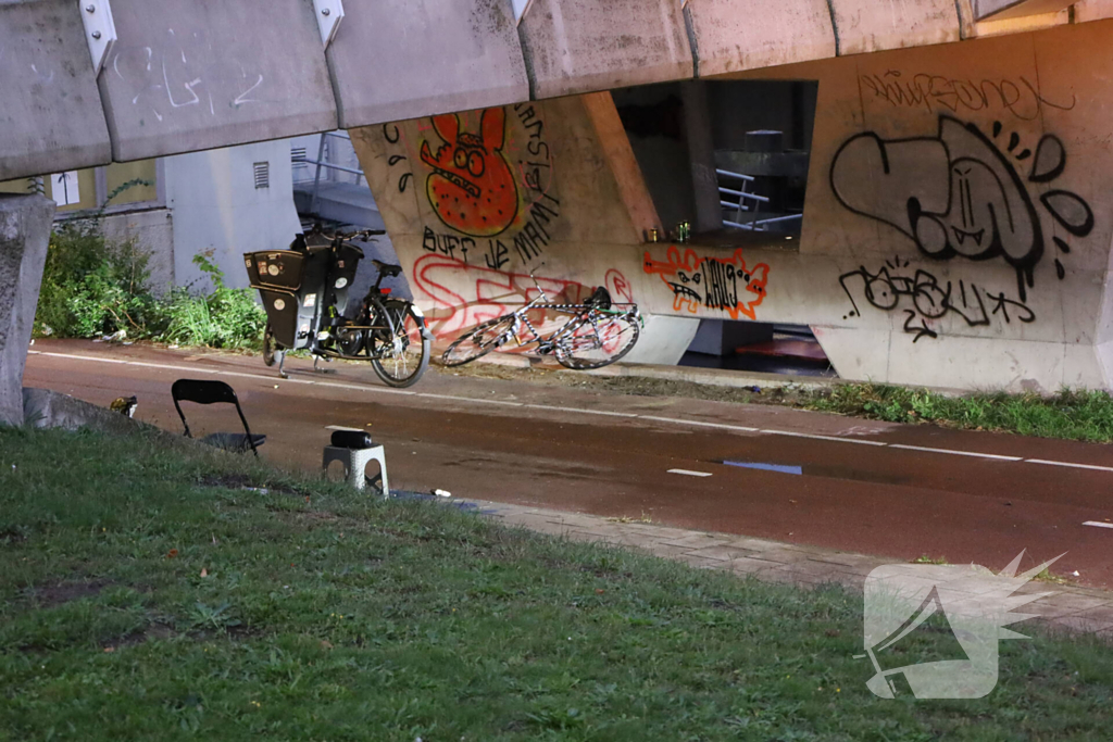 Vechtpartij op fietspad loopt uit op steekpartij