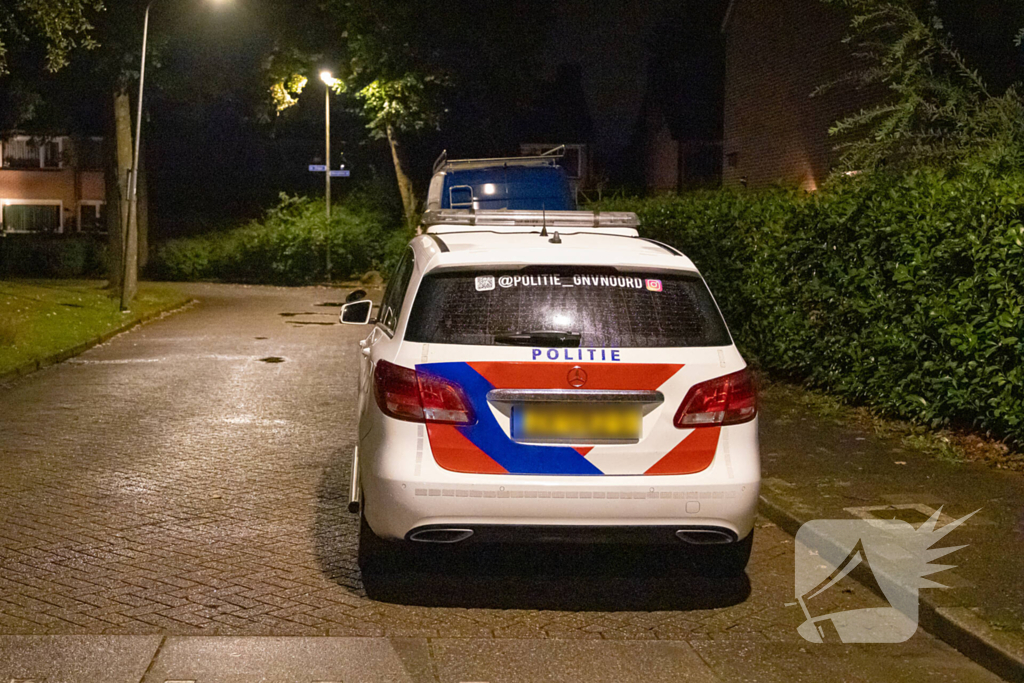 Explosie in achtertuin, politie doet onderzoek