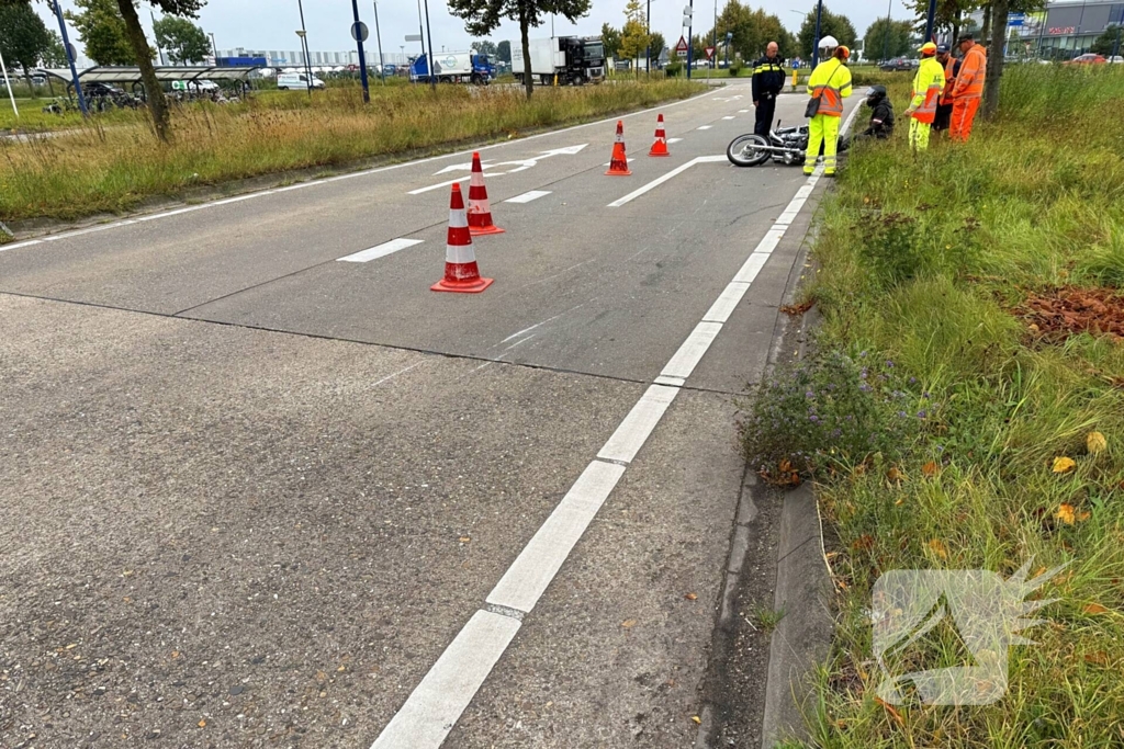 Ongeval met motorrijder zorgt voor verkeershinder