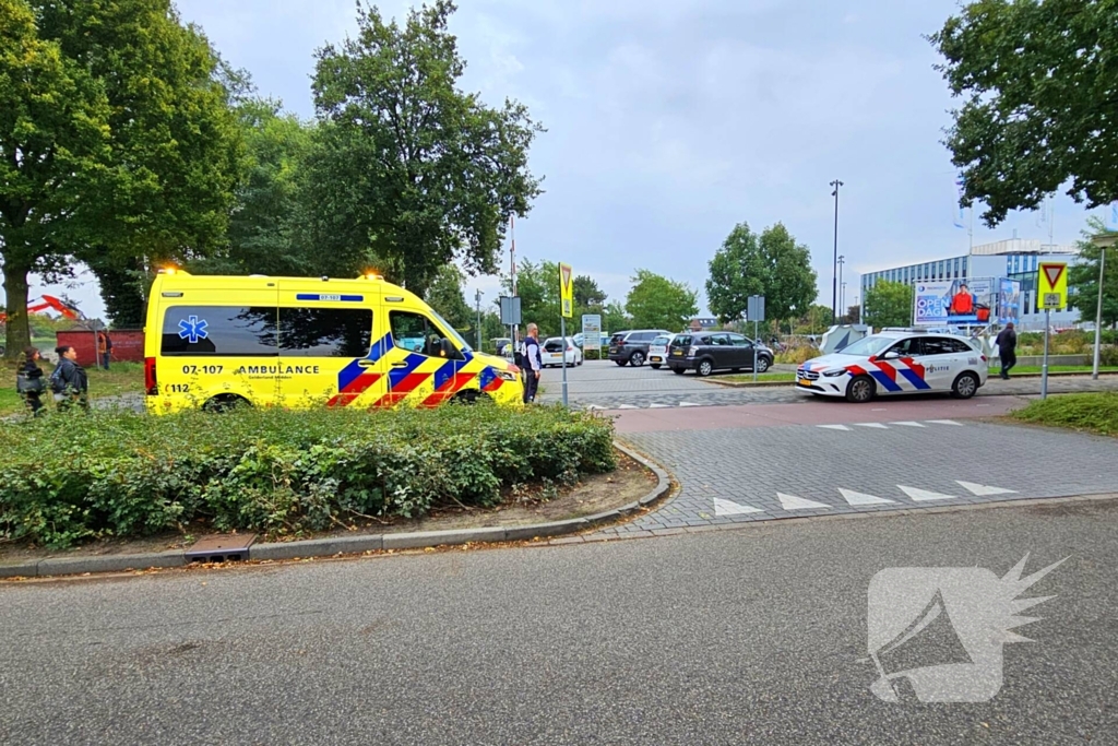 Scooterrijder en fietser in aanrijding op fietspad