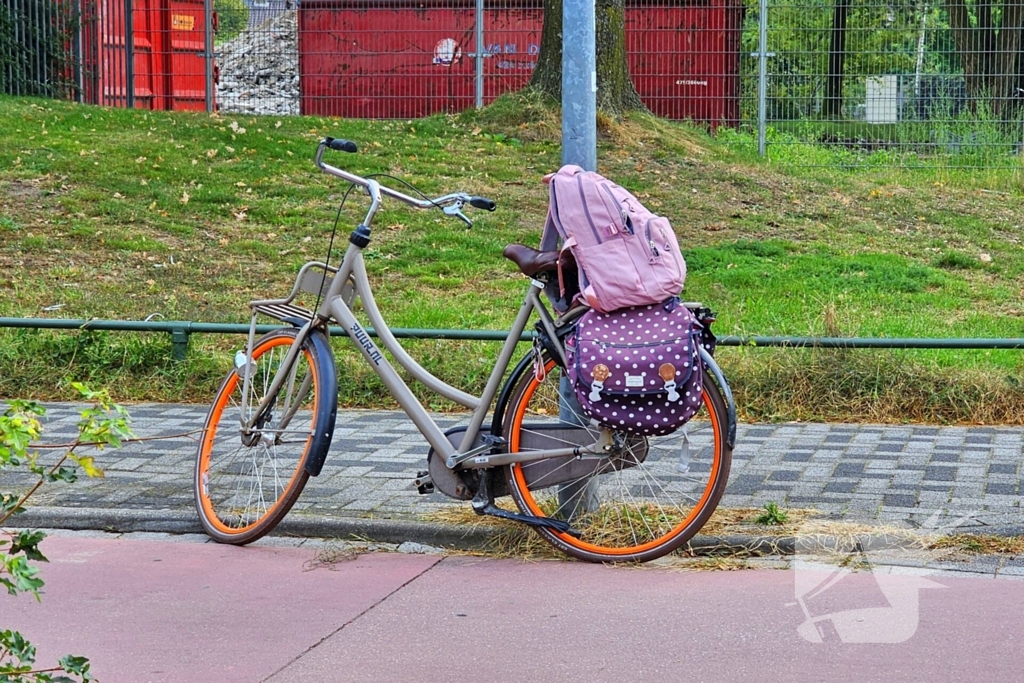 Scooterrijder en fietser in aanrijding op fietspad