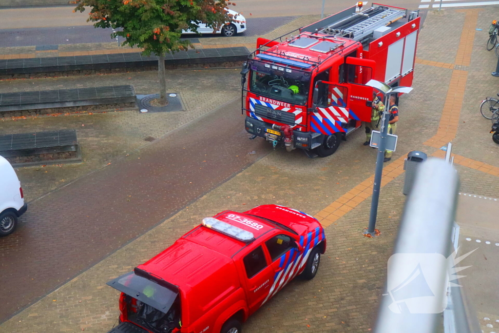 Brandmelding in trein blijkt defecte accu