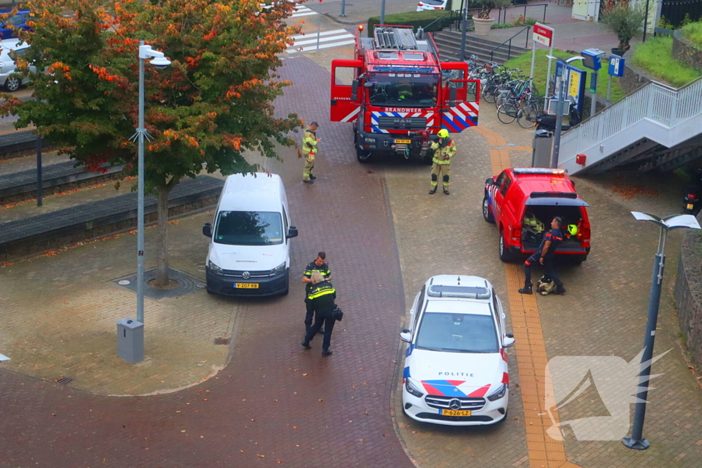 Brandmelding in trein blijkt defecte accu