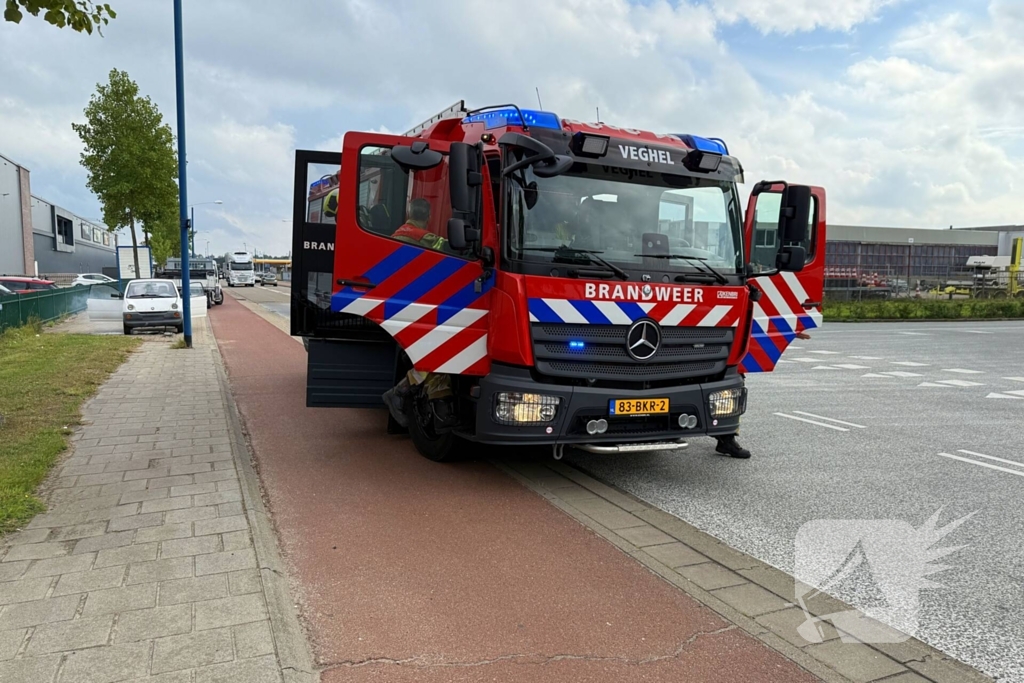 Technisch mankement leidt tot brand in brommobiel