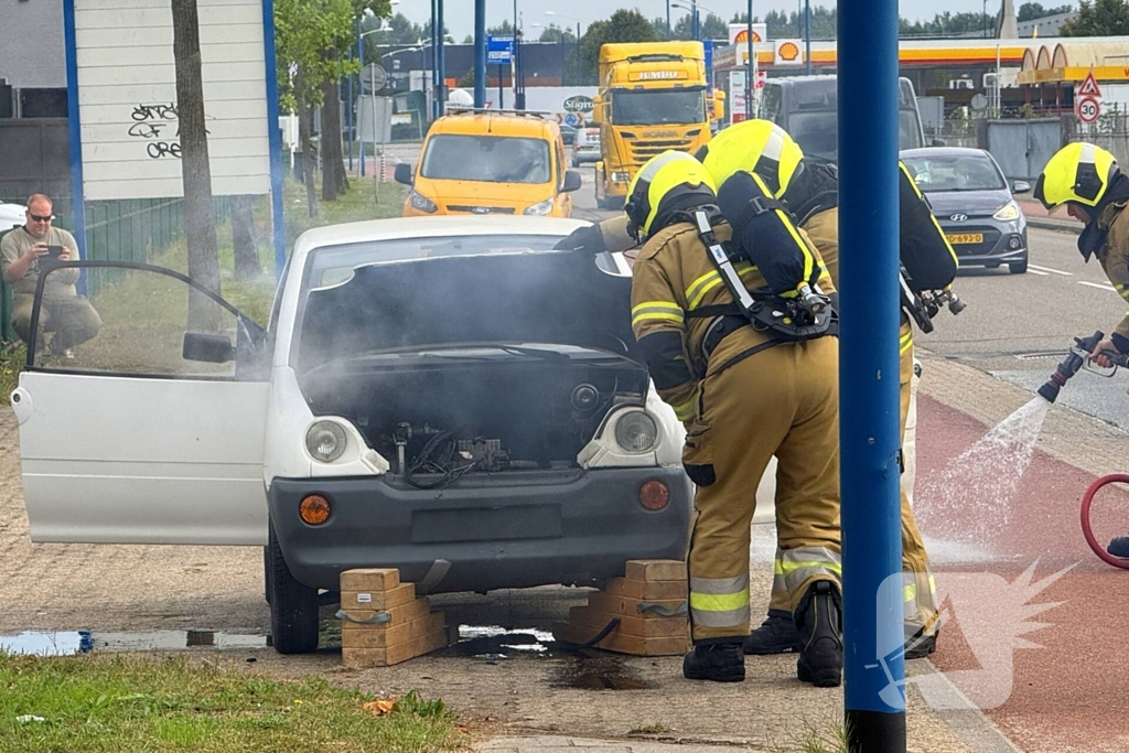 Technisch mankement leidt tot brand in brommobiel