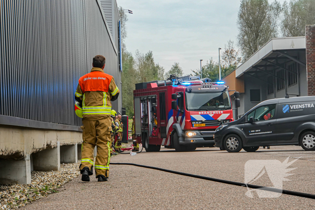 Veel schade bij brand in timmerwerkplaats