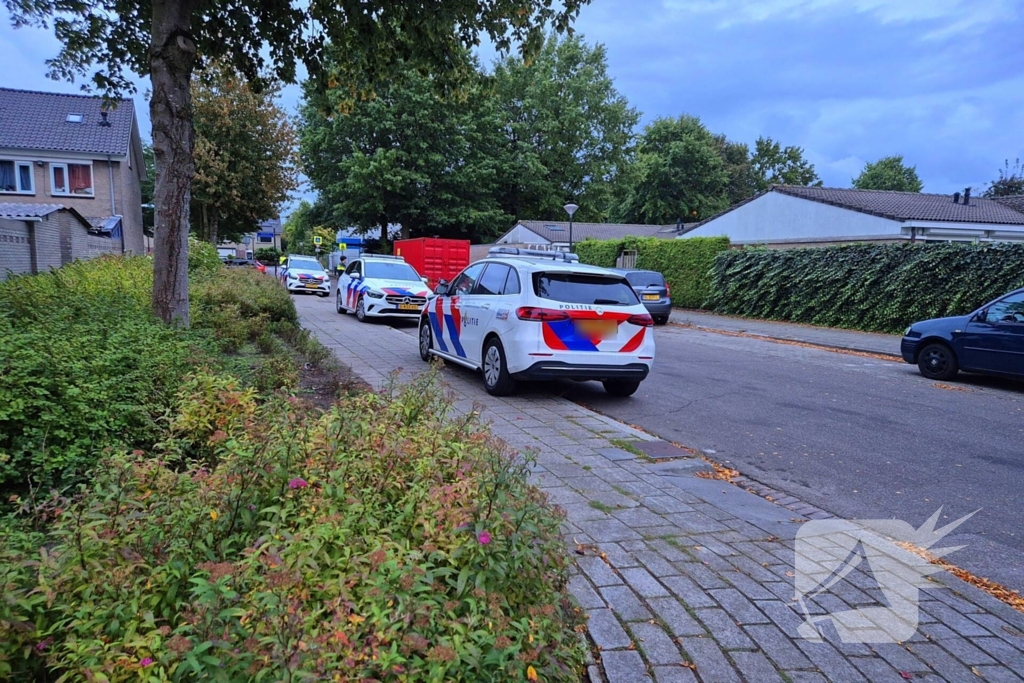 Politie helikopter ingezet voor persoon met mogelijk steekwapen