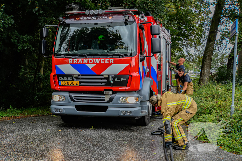 Scooter gedumpt en in brand gestoken bij speeltuinen