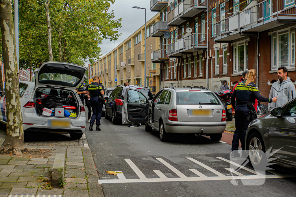 Vier voertuigen betrokken bij kettingbotsing