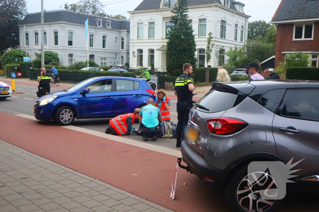 Spookrijdende dronken fietser geschept door automobilist