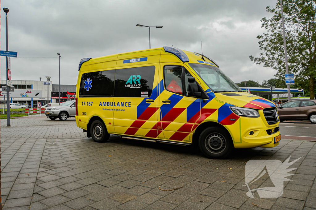 Scooterrijder gewond bij aanrijding