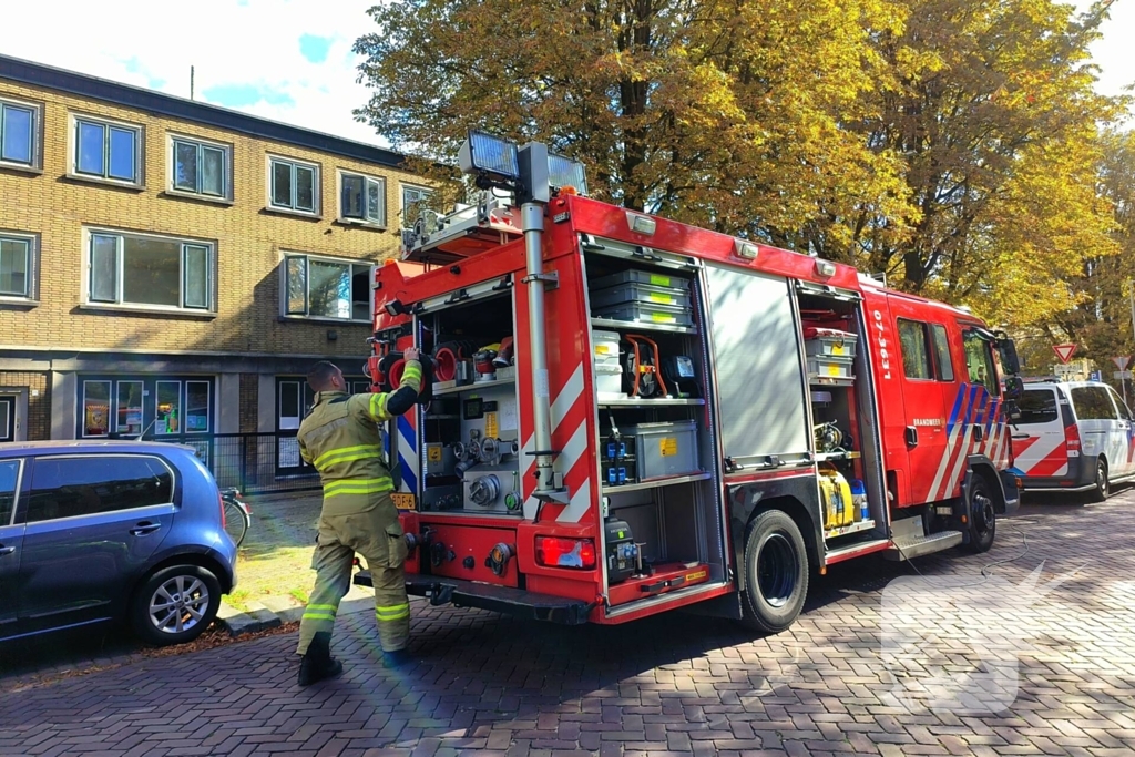 Bewoners zijn gewekt door brandalarm