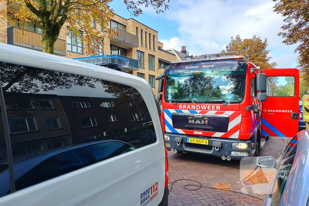 Bewoners zijn gewekt door brandalarm