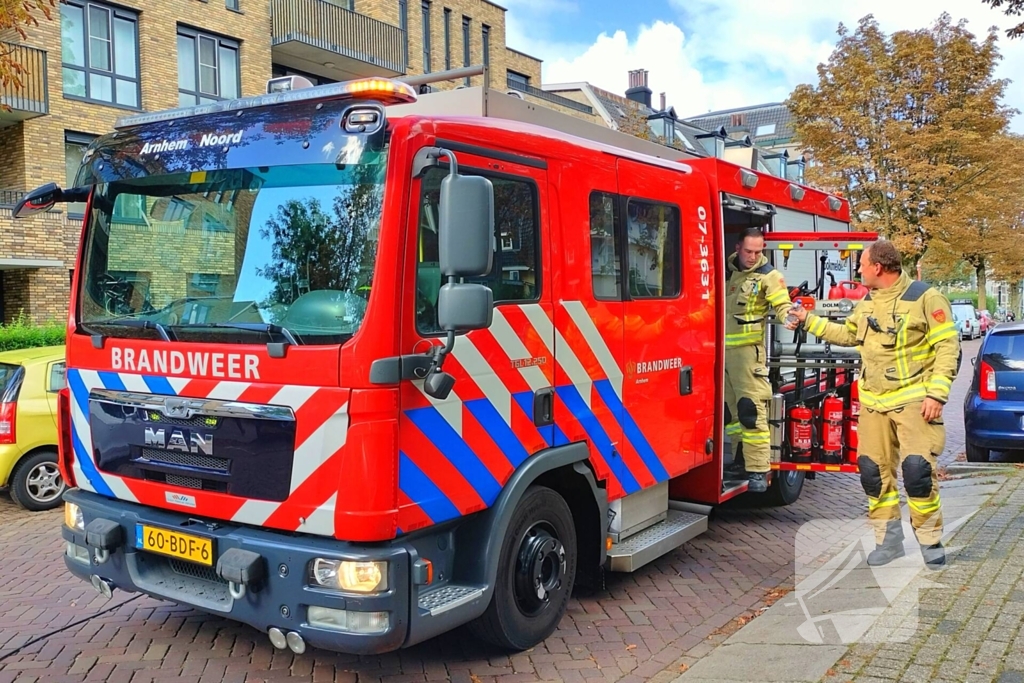 Bewoners zijn gewekt door brandalarm