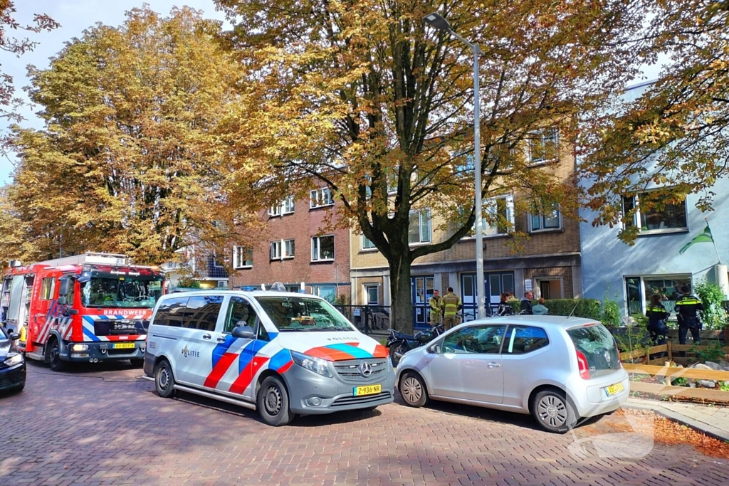 Bewoners zijn gewekt door brandalarm