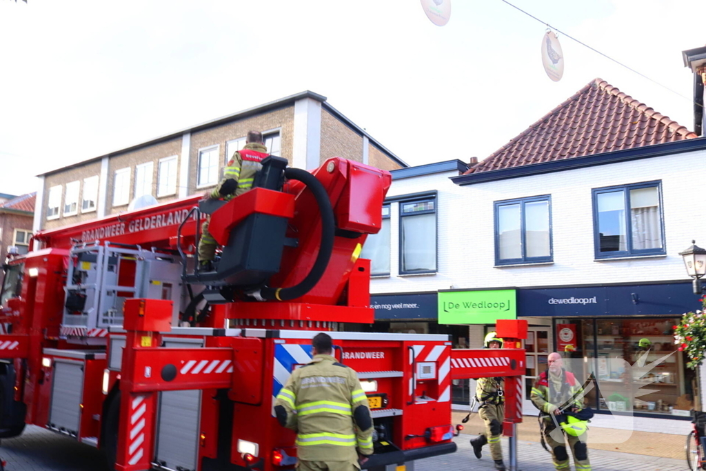 Winkel gecontroleerd na brandmelding in centrum