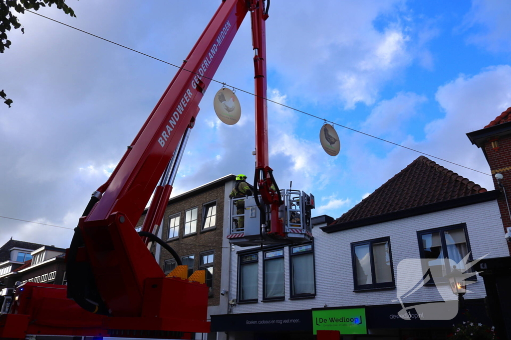 Winkel gecontroleerd na brandmelding in centrum