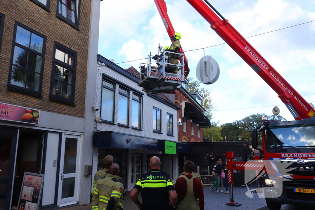 Winkel gecontroleerd na brandmelding in centrum