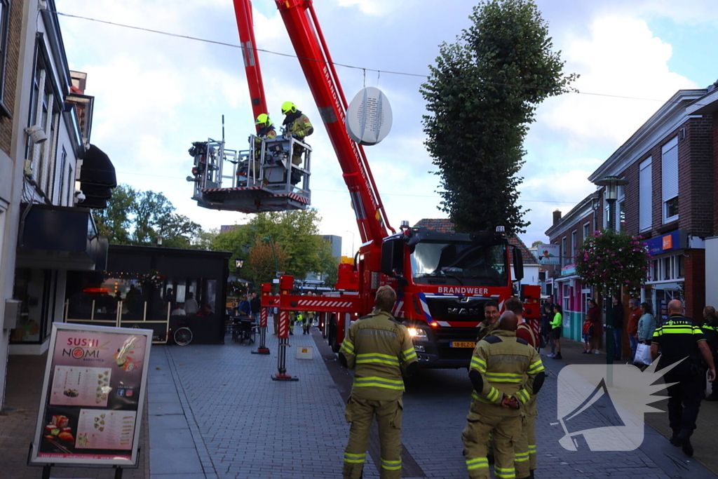 Winkel gecontroleerd na brandmelding in centrum