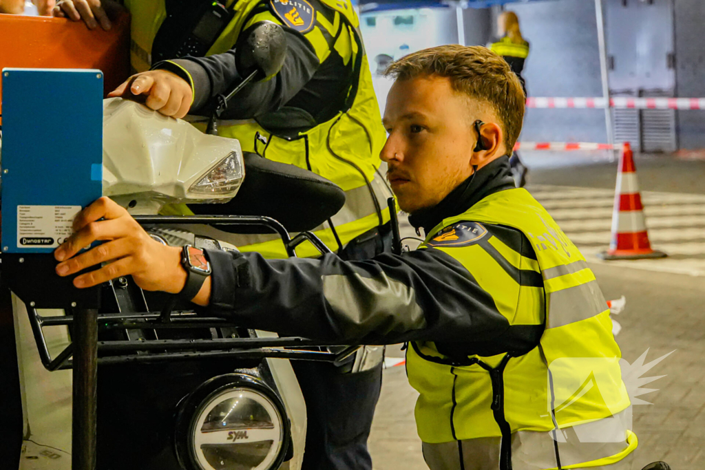 Politie studenten organiseren grote verkeerscontrole