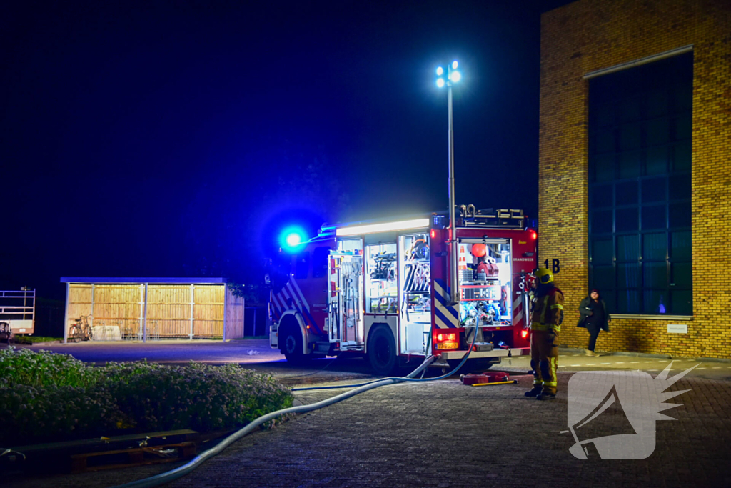 Brand zorgt voor veel rookontwikkeling