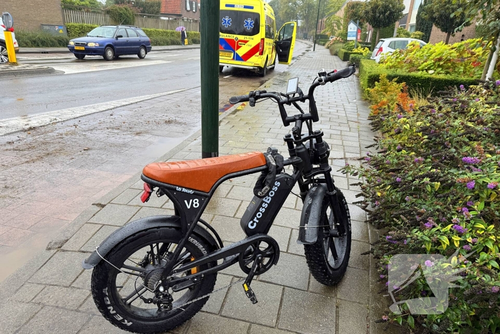 Persoon op fatbike aangereden door automobilist