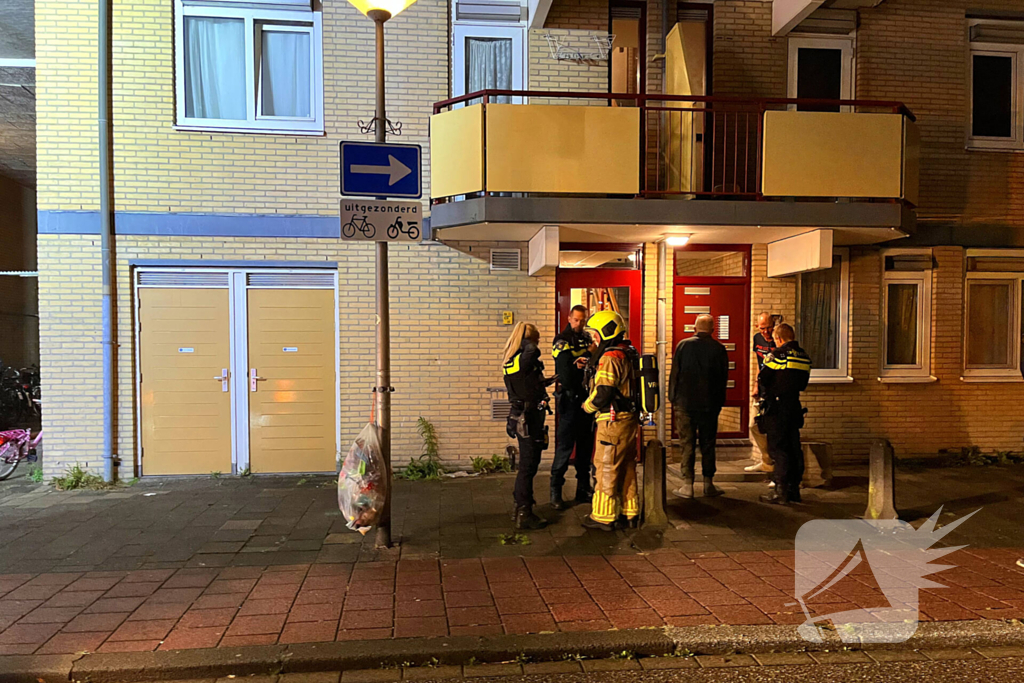 Brandweer ingezet voor brand in kelderbox