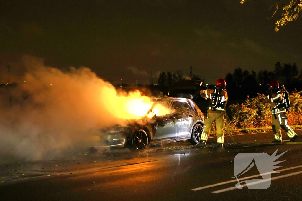 Verdachte geur eindigt in autobrand