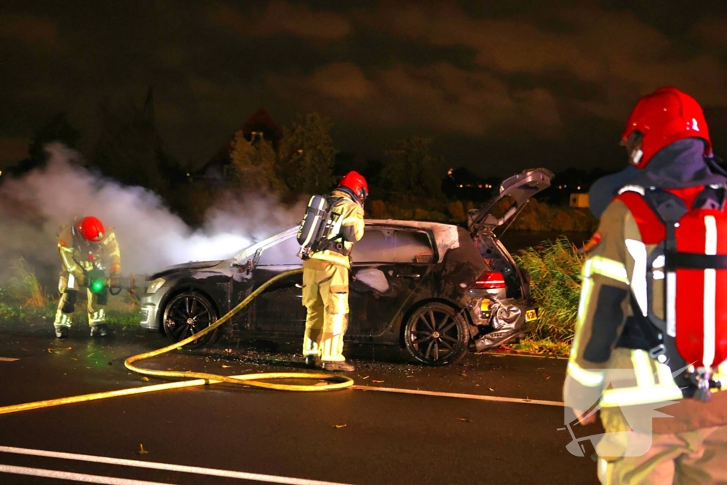 Verdachte geur eindigt in autobrand