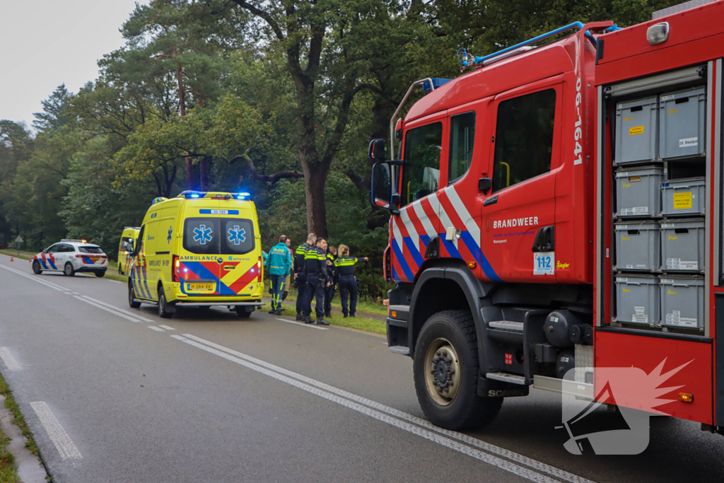 Bestuurder zwaargewond bij botsing tegen boom