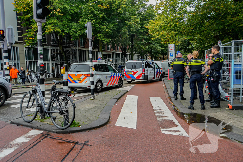 Fietser gewond bij aanrijding met bestelbus