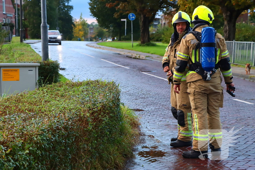 Fietser merkt gaslek op na regenbui