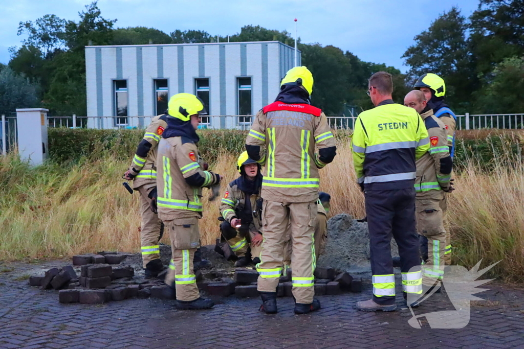 Fietser merkt gaslek op na regenbui