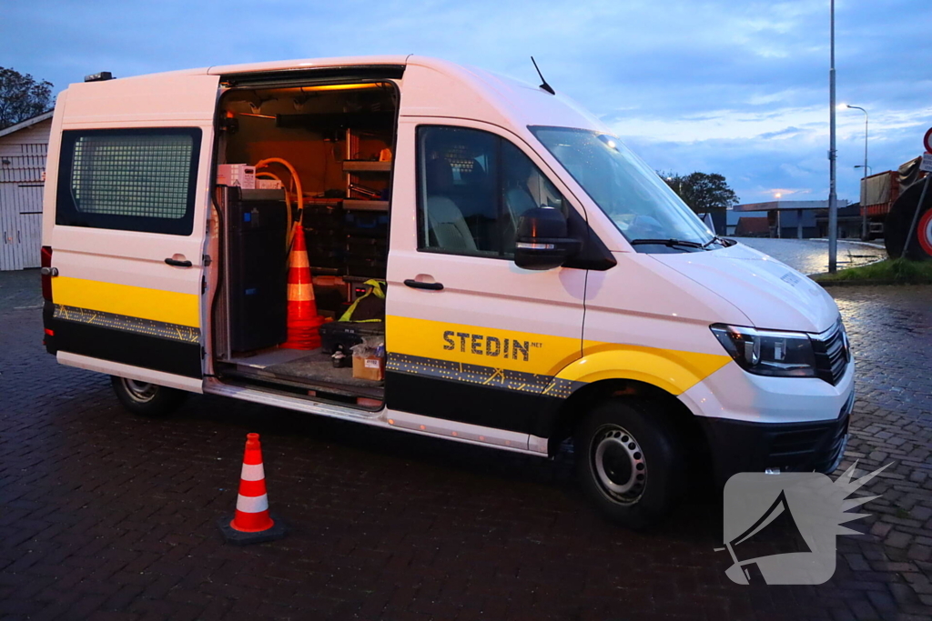 Fietser merkt gaslek op na regenbui