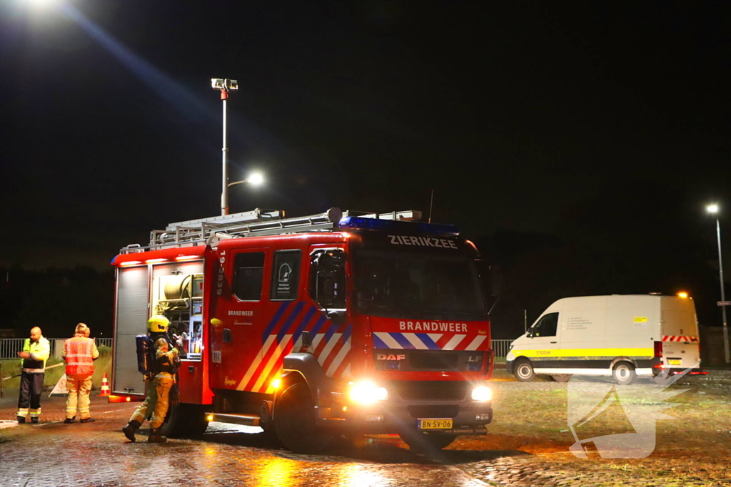 Brandweer ingezet voor gaslekkage