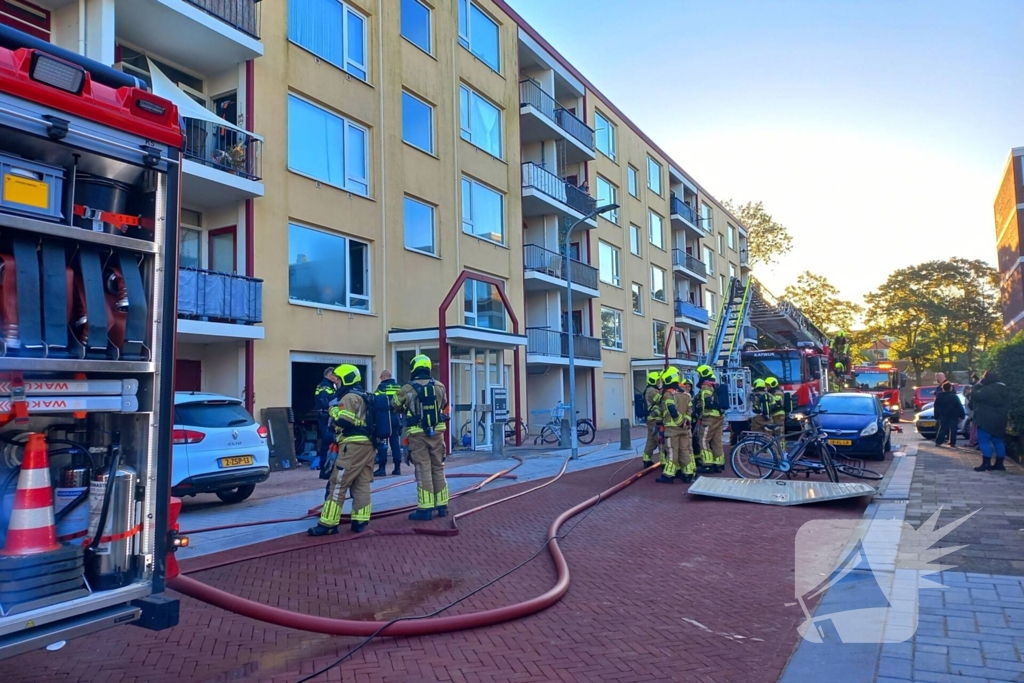 Brand in appartementencomplex