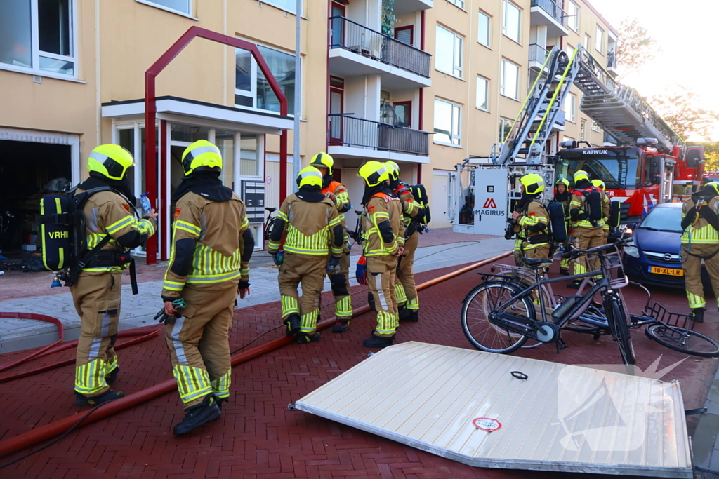 Brand in appartementencomplex