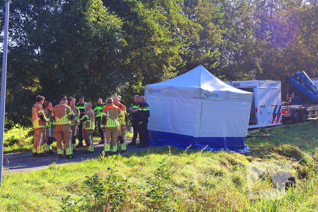 Politie doet onderzoek naar te water geraakt persoon