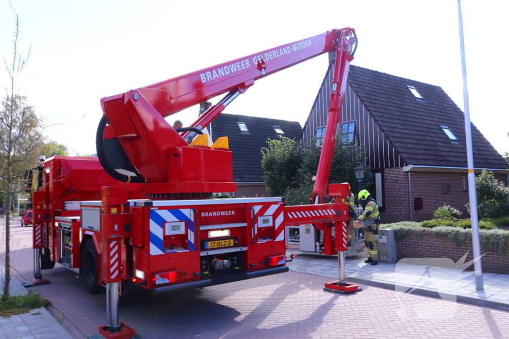 Brandweer heeft schoorsteenbrand snel onder controle