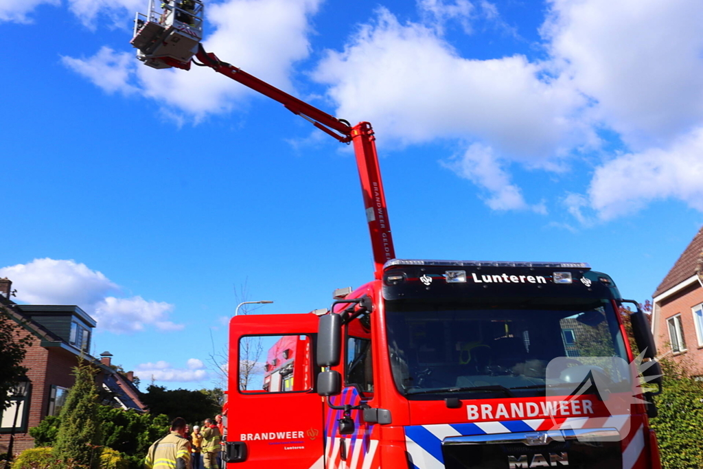 Brandweer heeft schoorsteenbrand snel onder controle