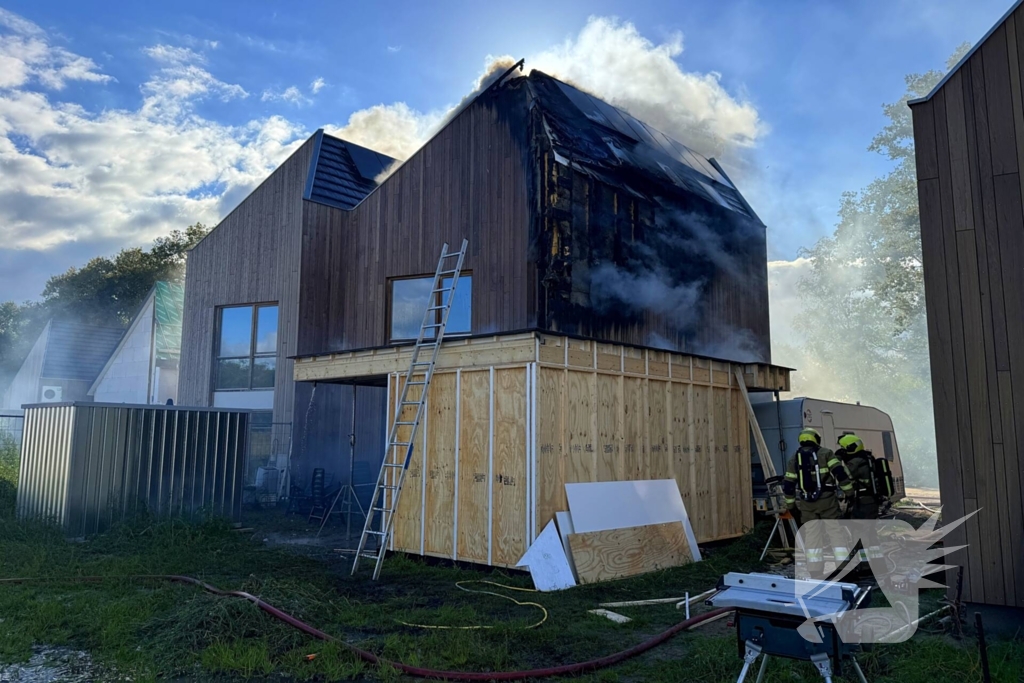 Flinke rookontwikkeling bij woningbrand