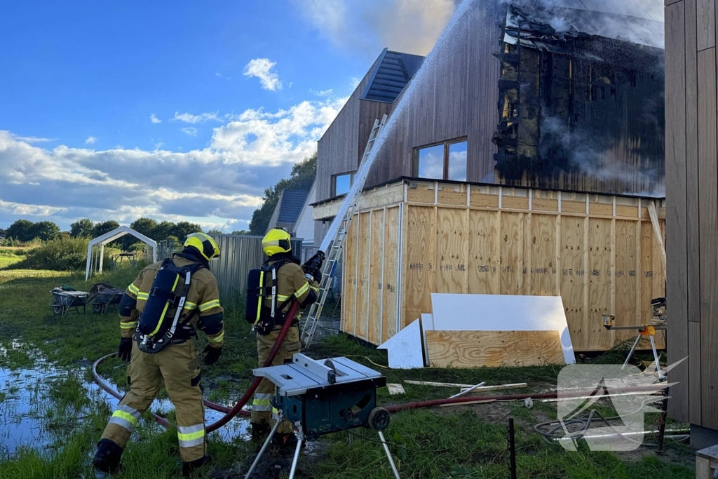 Flinke rookontwikkeling bij woningbrand