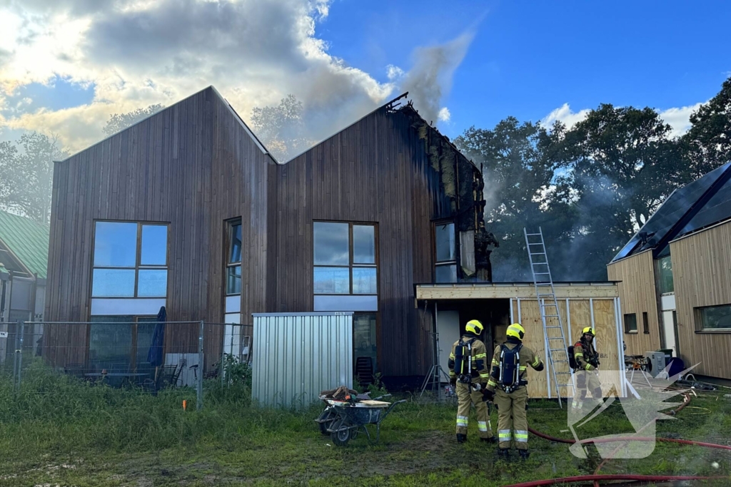 Flinke rookontwikkeling bij woningbrand