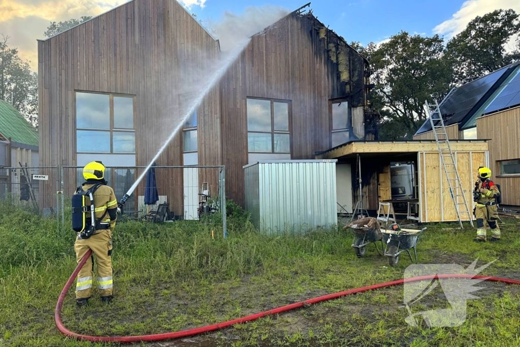 Flinke rookontwikkeling bij woningbrand