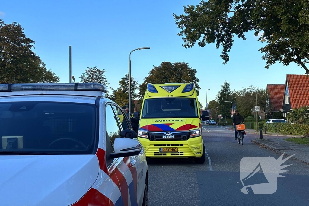 Fietsster gewon bij botsing met auto