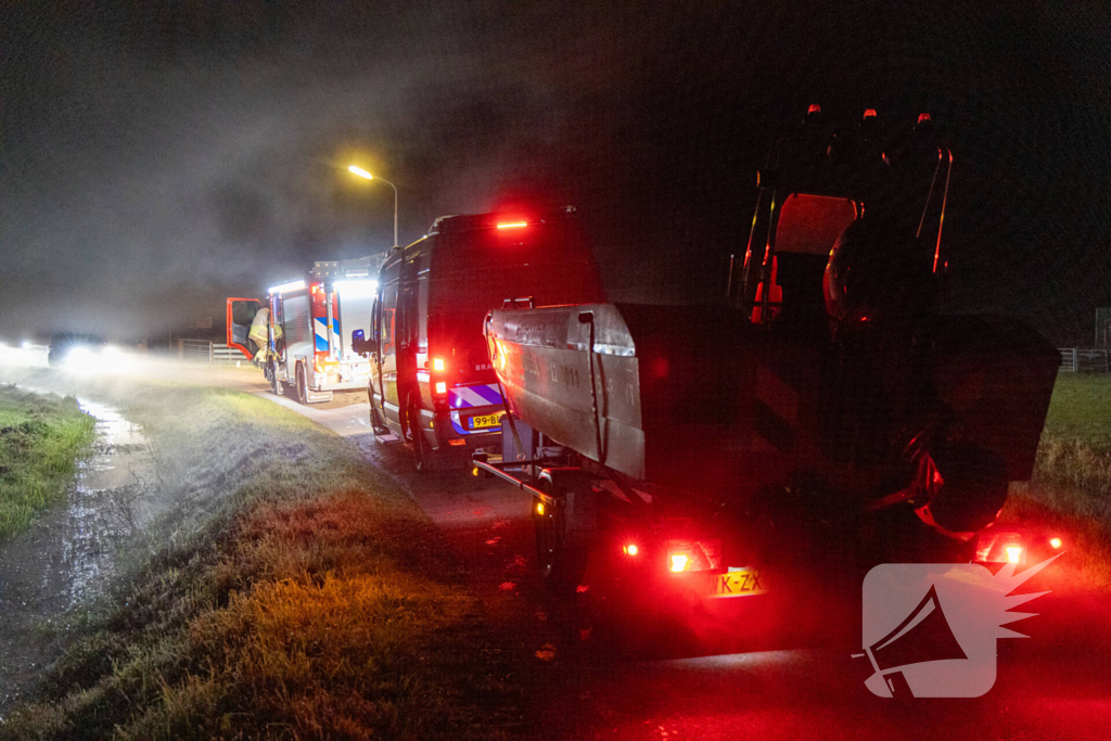 Vier personen ongedeerd na kapseizen bootje